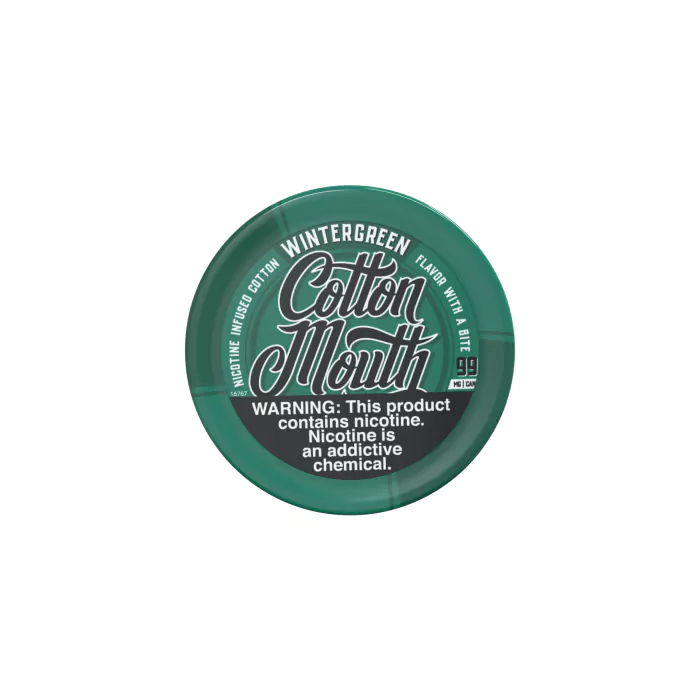 Cotton Mouth Wintergreen Can - 99 mg